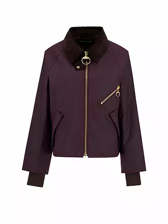BARBOUR | Parka ARLENE WAX | dunkelrot